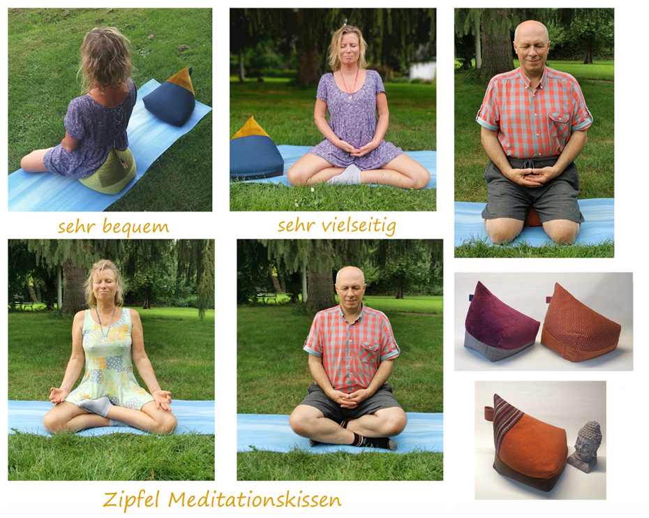 Zipfel Meditationskissen, Yogakissen, sehr bequem und vielseitig.